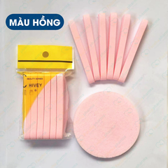 Bông mút rửa mặt bọt biển nén giải rửa mặt dùng một lần khăn lau mềm làm sạch và thân thiện với da 12 miếng
