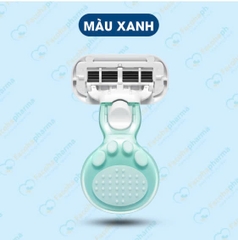 Dao cạo lông body cho nữ 4 lưỡi giúp cạo lông sát hơn đem lại làm da mềm mịn có hộp đựng tiện lợi