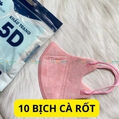 Khẩu trang 5D PT màu đen, trắng, hồng, xanh, xám hàng chính hãng
