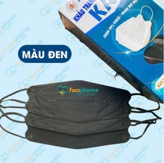 Khẩu trang 4D KA99 Khánh An chống bụi mịn 4 lớp cao cấp hộp 30 cái