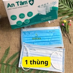 Khẩu trang y tế 4 lớp kháng khuẩn An Tâm - Hộp 50 cái