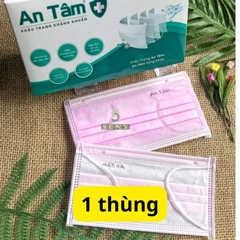 Khẩu trang y tế 4 lớp kháng khuẩn An Tâm - Hộp 50 cái