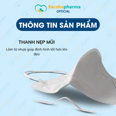 Khẩu trang 6D An Tâm kháng khuẩn người lớn thùng 100 cái