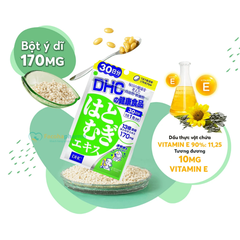 Viên uống hỗ trợ sáng da DHC Nhật Bản giúp đem lại làn da đều màu (30 viên/gói)