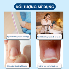 Dũa móng tay nano cao cấp giúp tạo form móng đẹp và làm sạch móng