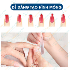 Dũa móng tay nano cao cấp giúp tạo form móng đẹp và làm sạch móng