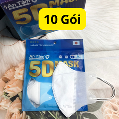 Khẩu trang 5D An Tâm giá tốt thùng 100 cái