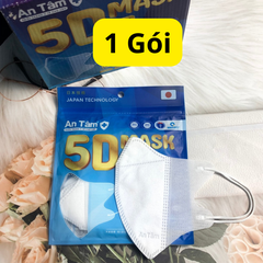 Khẩu trang 5D An Tâm giá tốt thùng 100 cái