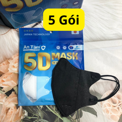 Khẩu trang 5D An Tâm giá tốt thùng 100 cái