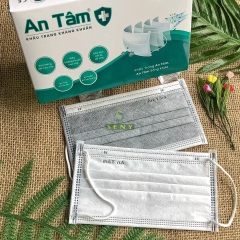 Khẩu trang y tế 4 lớp kháng khuẩn An Tâm - Hộp 50 cái