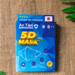 Khẩu trang 5D An Tâm giá tốt thùng 100 cái