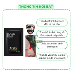 Gel lột mụn đầu đen, mụn cám Black Head giúp làm sạch sâu se khít lỗ chân lông (6g/gói)
