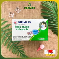Khẩu trang y tế 4 lớp kháng khuẩn Khánh An 50 cái/hộp