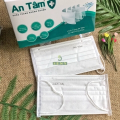 Khẩu trang y tế 4 lớp kháng khuẩn An Tâm - Hộp 50 cái
