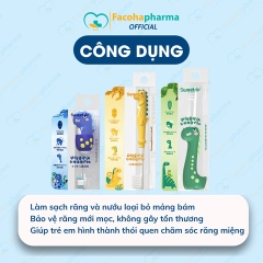 Bàn chải đánh răng cho bé từ 0 đến 15 tuổi lông siêu mềm