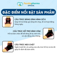 Băng quấn cổ chân Vantelin Nhật Bản bảo vệ cơ thể khi chơi thể thao