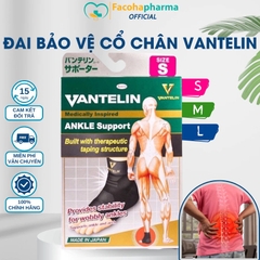 Băng quấn cổ chân Vantelin Nhật Bản bảo vệ cơ thể khi chơi thể thao