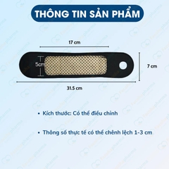 Băng cổ tay phát nhiệt thiết kế Công Thái Học giúp bảo vệ cổ tay, giữ ấm, điều hòa khí huyết