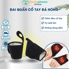 Băng cổ tay phát nhiệt thiết kế Công Thái Học giúp bảo vệ cổ tay, giữ ấm, điều hòa khí huyết