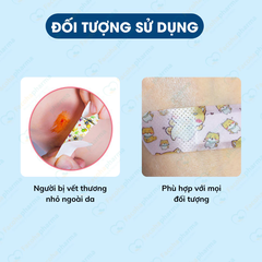 Băng keo cá nhân hình dễ thương chống thấm nước hộp 120 miếng