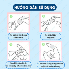 Băng keo cá nhân hình dễ thương chống thấm nước hộp 120 miếng