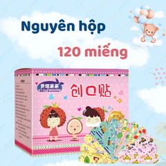 Băng keo cá nhân hình dễ thương chống thấm nước hộp 120 miếng