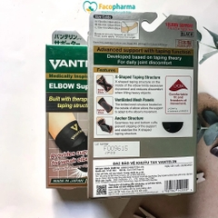 Băng khuỷu tay Vantelin Elbow Support bảo vệ khỏi chấn thương khi tập luyện thể thao