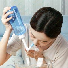Bình rửa mũi Waterpulse bình xịt rửa mũi giúp làm sạch khoang mũi loại bỏ bụi bẩn phấn hoa CN065