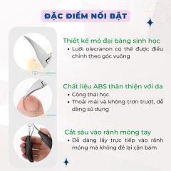 Kềm cắt da móng tay tiện lợi và bộ dụng cụ vệ sinh móng chuyên dụng