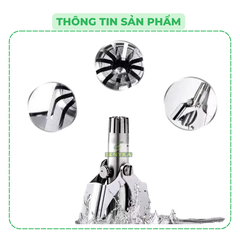 Dụng cụ tỉa lông mũi cầm tay tiện lợi, chất liệu thép không rỉ bền bỉ - Dạng que