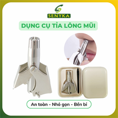 Dụng cụ tỉa lông mũi cầm tay tiện lợi, chất liệu thép không rỉ bền bỉ - Dạng que