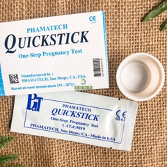 Que thử thai quickstick 2 vạch chính xác phát hiện thai sớm từ 7-10 ngày