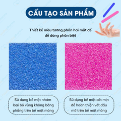 Cây dũa móng tay nhám 2 mặt nhỏ gọn tiện lợi dễ dàng bỏ túi