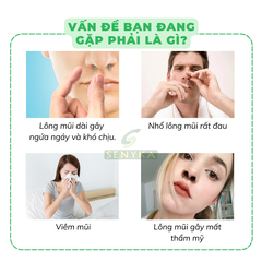 Dụng cụ tỉa lông mũi cầm tay tiện lợi, chất liệu thép không rỉ bền bỉ - Dạng que
