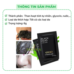 Gel lột mụn đầu đen, mụn cám Black Head giúp làm sạch sâu se khít lỗ chân lông (6g/gói)