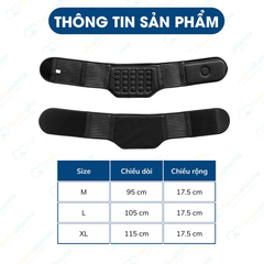 Đai lưng cột sống phát nhiệt hỗ trợ giảm đau thoát bị đĩa đệm hiệu quả