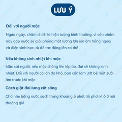 Đai lưng cột sống phát nhiệt hỗ trợ giảm đau thoát bị đĩa đệm hiệu quả