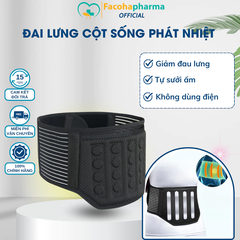 Đai lưng cột sống phát nhiệt hỗ trợ giảm đau thoát bị đĩa đệm hiệu quả