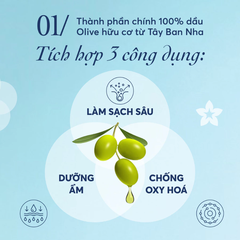 Dầu tẩy trang DHC chiết xuất olive làm sạch sâu, dưỡng da mềm mịn 70ml