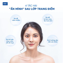 Dầu tẩy trang DHC chiết xuất olive làm sạch sâu, dưỡng da mềm mịn 70ml
