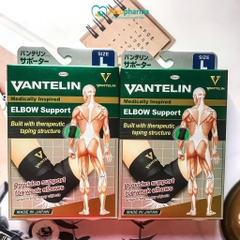Băng khuỷu tay Vantelin Elbow Support bảo vệ khỏi chấn thương khi tập luyện thể thao - Size L (25-28cm)