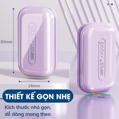 Dụng cụ cắt thuốc viên nén tiện dụng kiêm hộp đựng thuốc 80x40mm