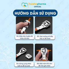 Dụng cụ chà gót chân giúp cạo lớp da chết tiện lợi tại nhà chất liệu thép không gỉ