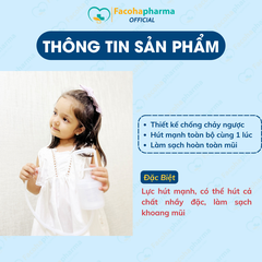 Dụng cụ hút mũi cho bé đồ hút mũi cầm tay thông mũi cho bé an toàn vệ sinh