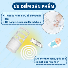 Dụng cụ hút mũi cho bé đồ hút mũi cầm tay thông mũi cho bé an toàn vệ sinh