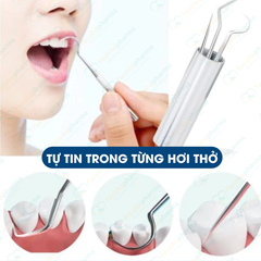 Dụng cụ lấy cao răng bằng tay tại nhà giúp tự làm sạch răng miệng dễ dàng