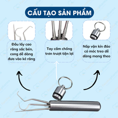 Dụng cụ lấy cao răng bằng tay tại nhà giúp tự làm sạch răng miệng dễ dàng