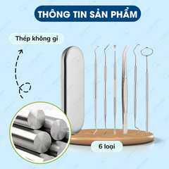 Dụng cụ lấy cao răng bằng tay tại nhà giúp tự làm sạch răng miệng dễ dàng