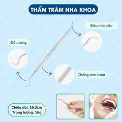 Bộ dụng cụ nha khoa chuyên dụng đầy đủ các món, chất liệu inox 304 cao cấp