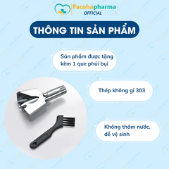 Dụng cụ tỉa lông mũi cầm tay tiện lợi, chất liệu thép không rỉ bền bỉ